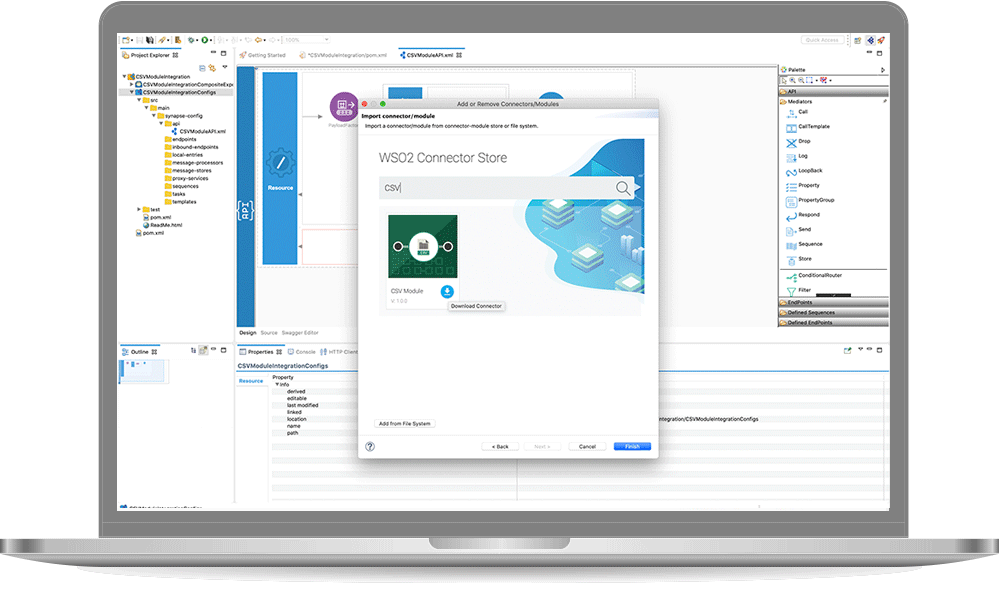 screenshot of WSO2 Enterprise Integrator